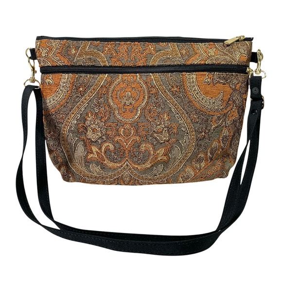 Danny K. Handbags - Vintage Danny K. Beverly Hills USA Tapestry Paisley Shoulder Bag
